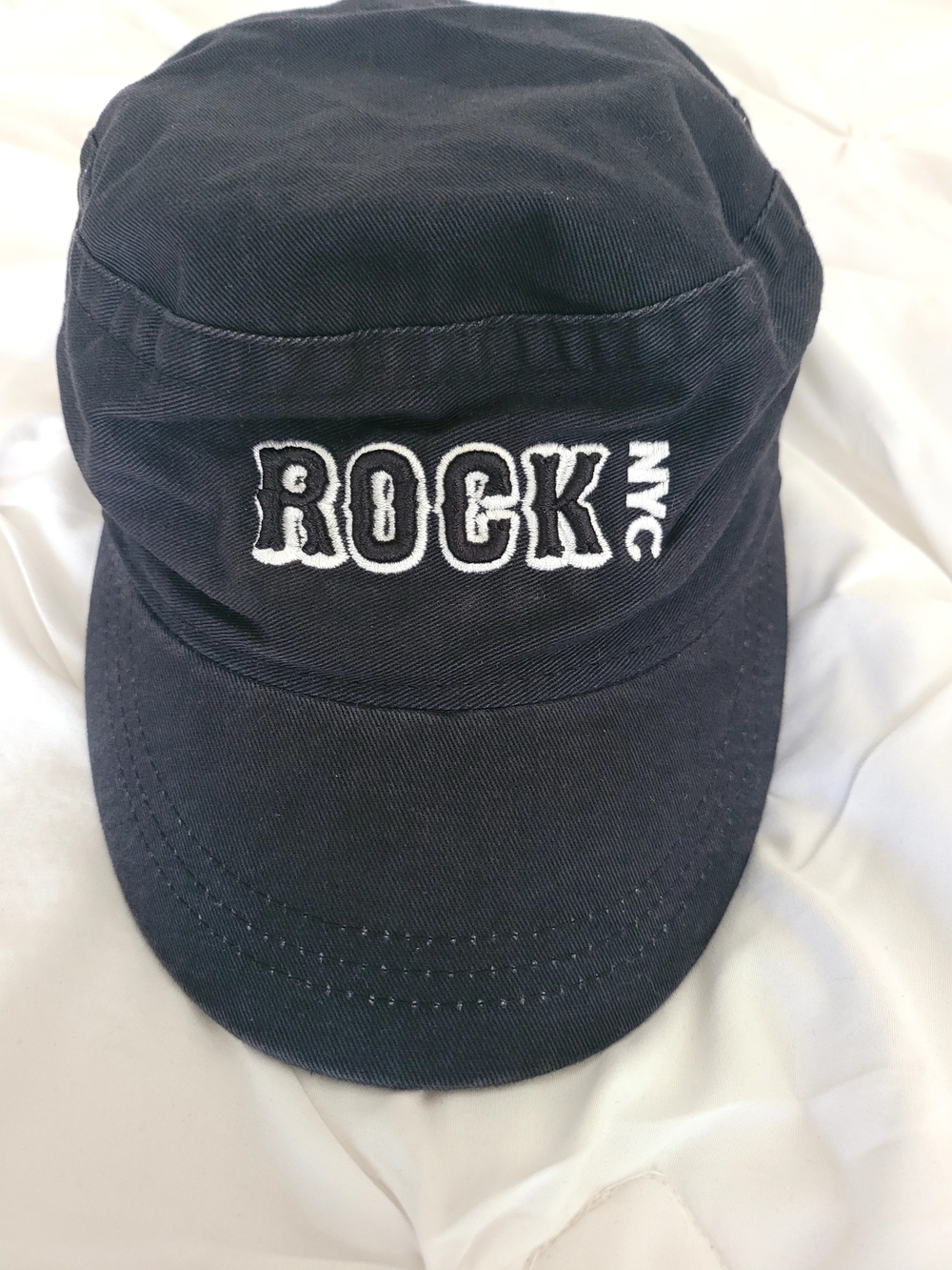 Top Of The Rock NY Black Baseball Cap